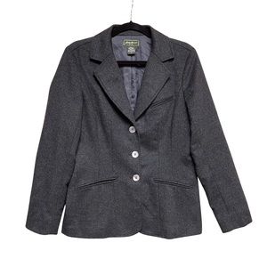 *SALE**** Eddie Bauer grey Wool & Angora blazer size medium